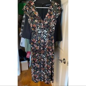 Abercrombie back detail midi dress